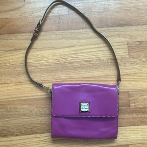 Dooney and Bourke maroon purse